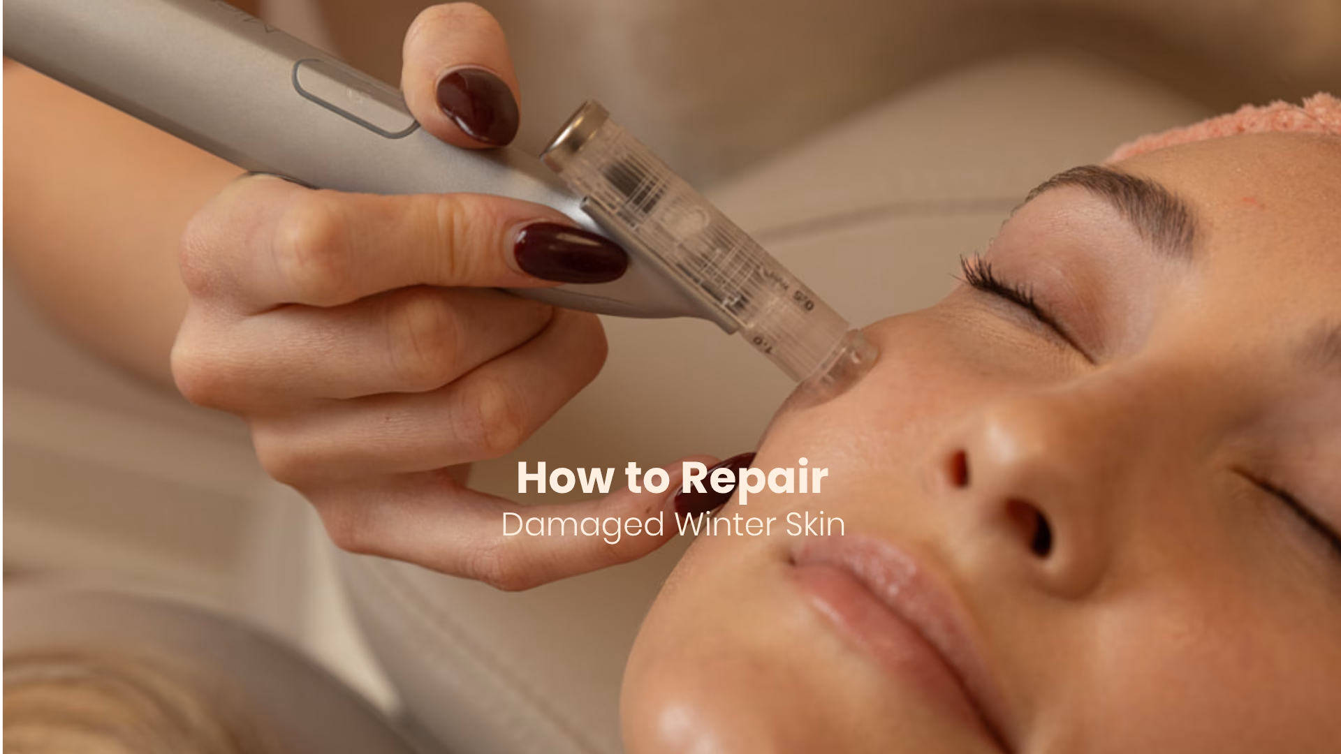 how to repair damaged winter skin
